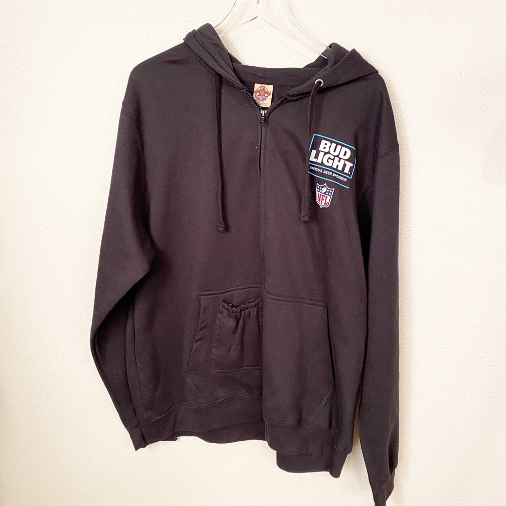Brew City Bud Light Black Sweatshirt Sz XL